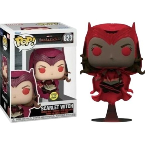 Funko Pop Marvel Scarlet Witch 823 Glows in the Dark Exclusive Limited Edition - Picture 2 of 8
